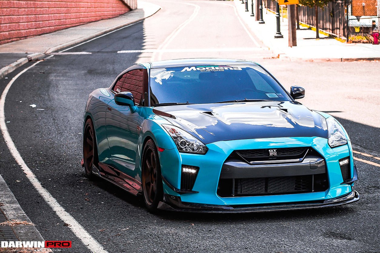 2017 - 2022 Nissan GTR R35 EBA BKSS Style Carbon Fiber Front Lip